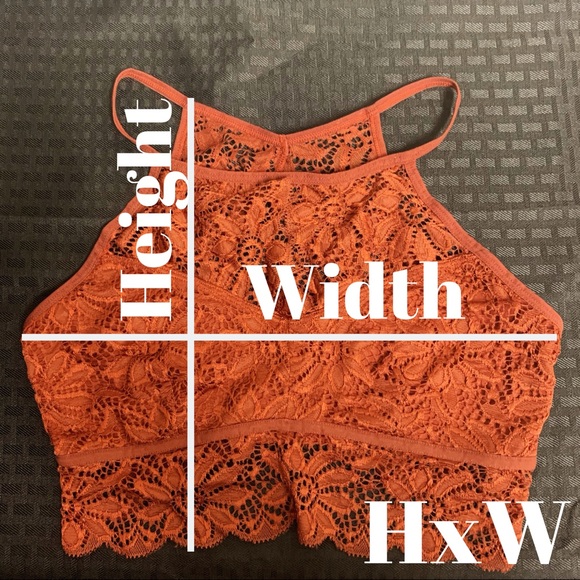 Rust Lace Bralette - Picture 4 of 4